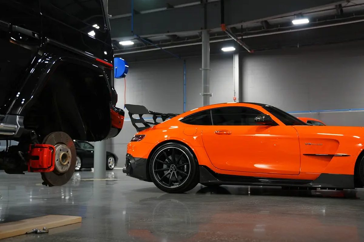 AMG GT at the Ocean shop